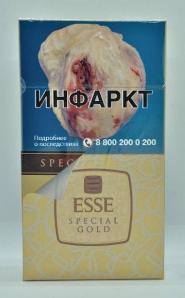 Сигареты «ESSE Special Gold» МРЦ 228 РОССИЯ